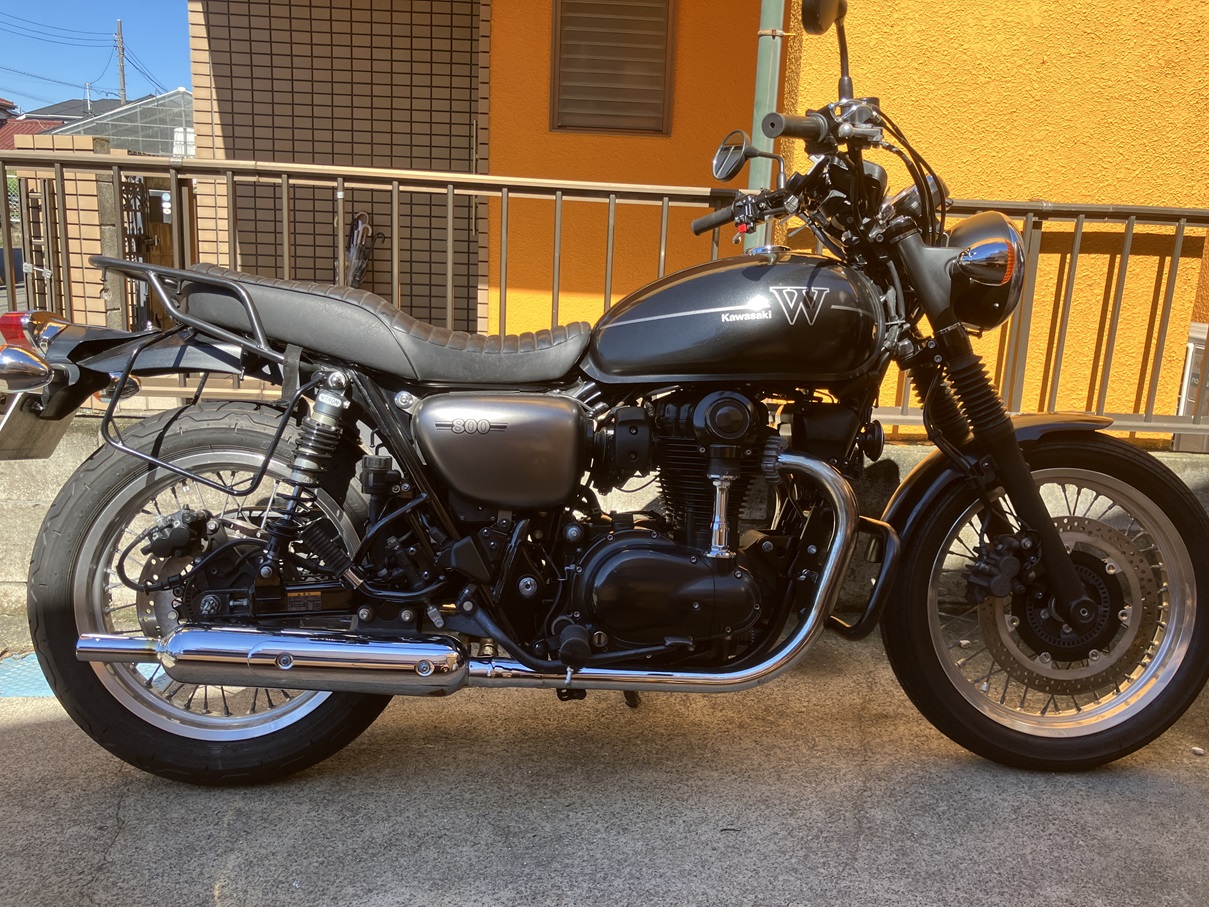 W800ストリート、2019年式、サイド